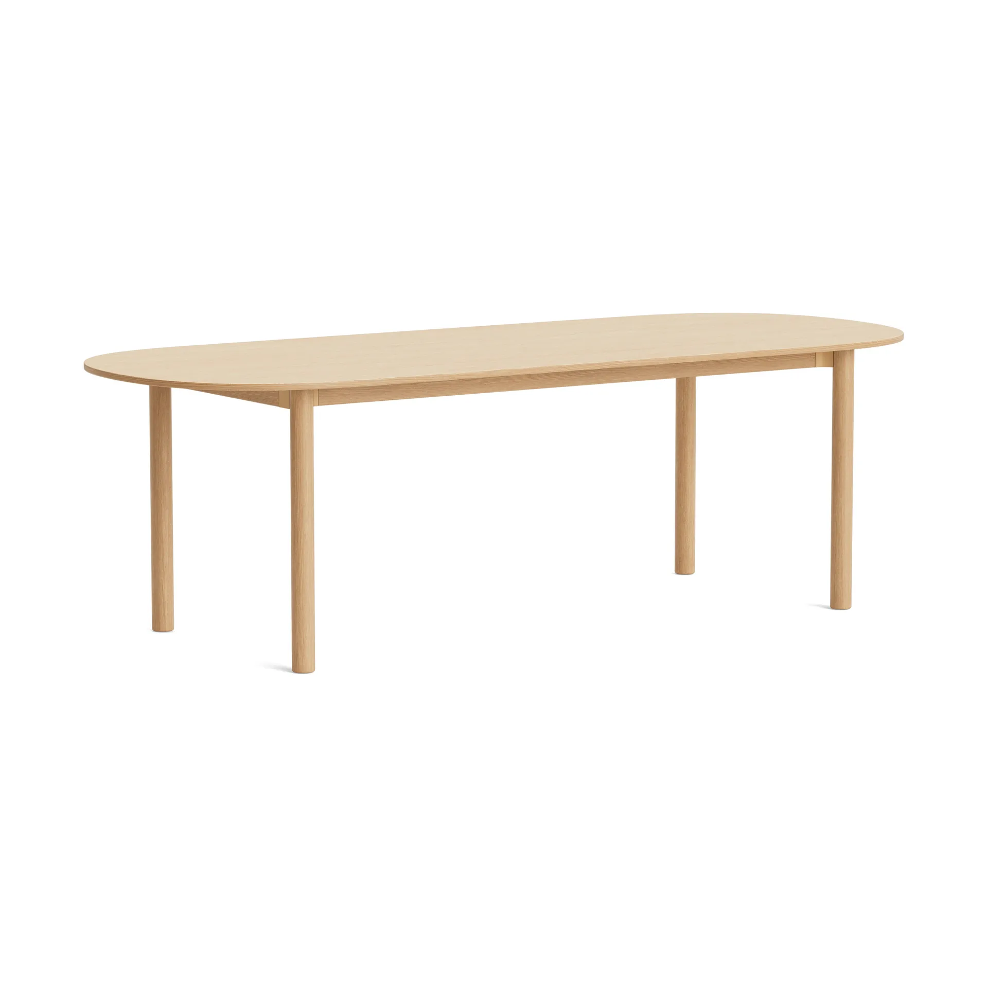 Annex Oblong dining table, Lacquered oak, 240x95 cm HAY