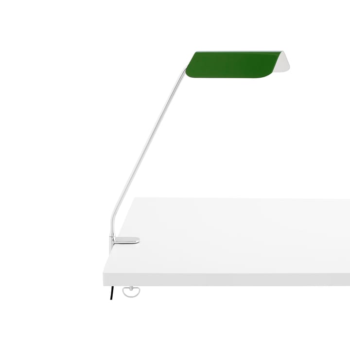 Apex Clip desk lamp - Emerald green - HAY