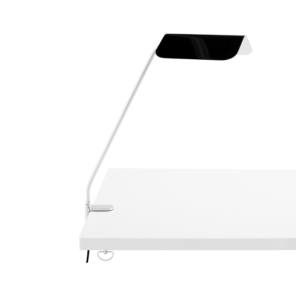 HAY Apex Clip desk lamp Iron black | Scandinavian Design | Desk & table lamps | Black