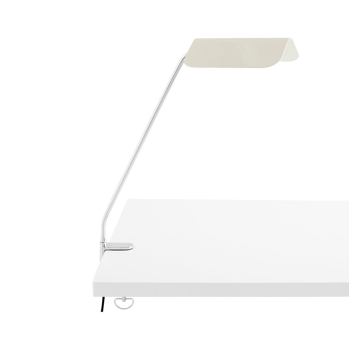 HAY Apex Clip desk lamp Oyster white | Scandinavian Design | Desk & table lamps | White