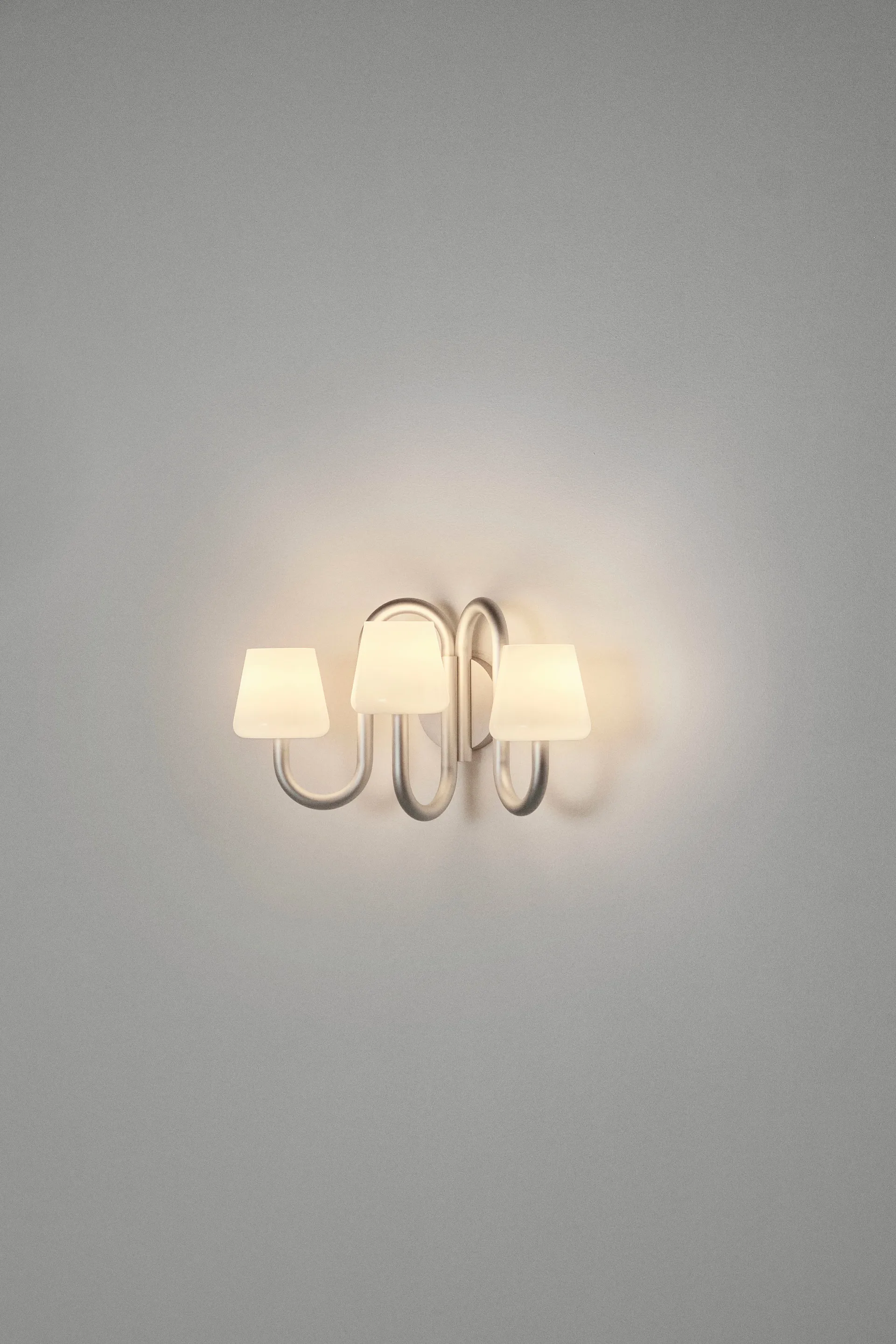 Apollo wall lamp, White opal HAY