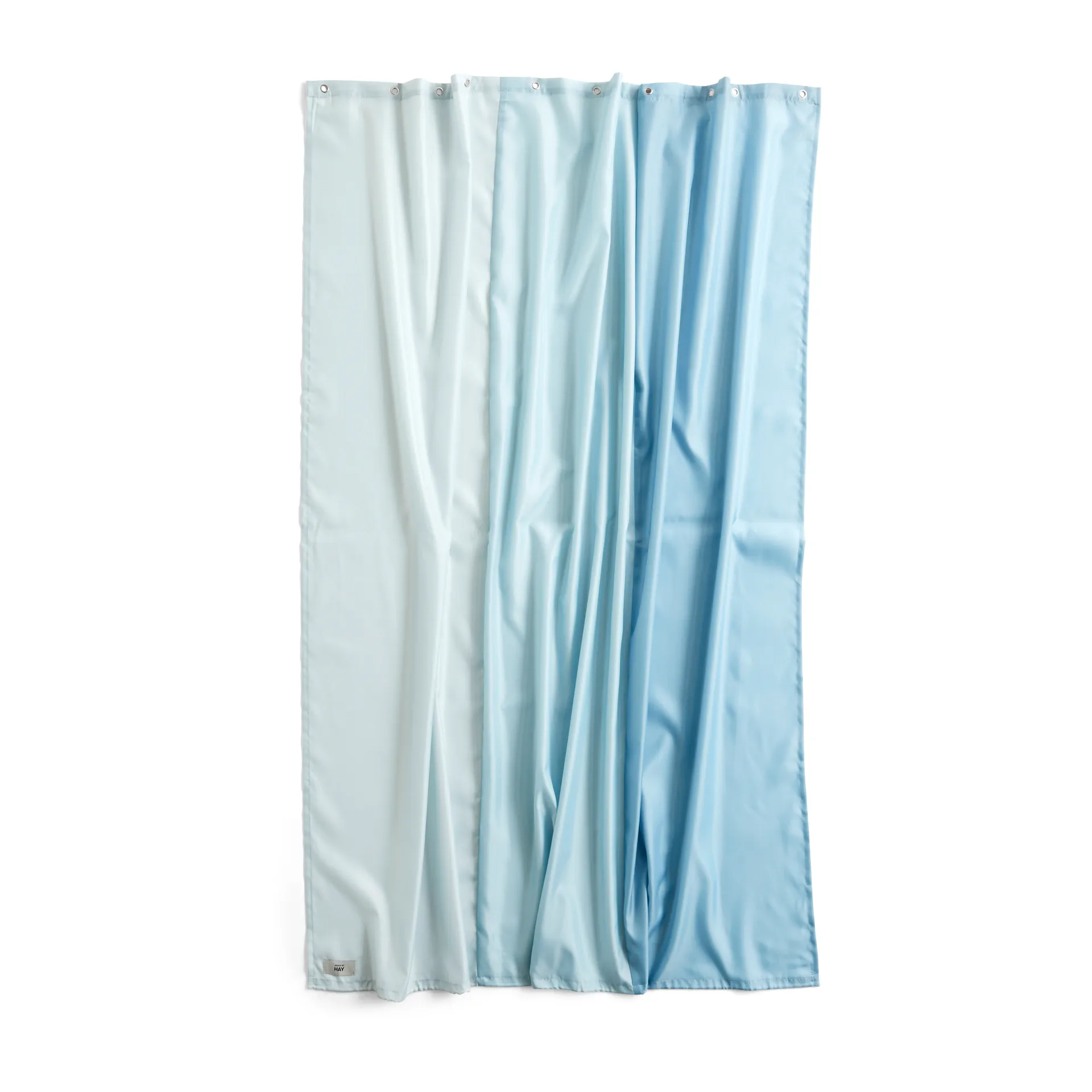 Aquarelle Vertical shower curtain 180x200 cm, Ice blue HAY