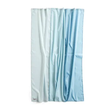 Aquarelle Vertical shower curtain 180x200 cm - Ice blue - HAY