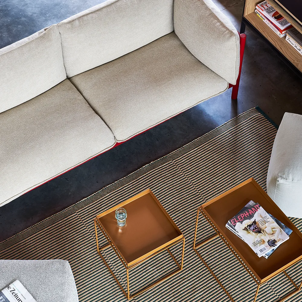 Arbour ECO 3-seater sofa, Steelcut Trio 796-wax-oiled oak HAY