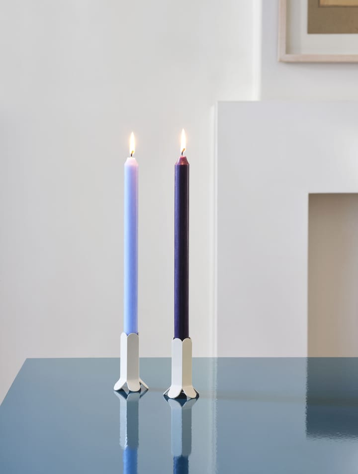Arcs candle stick 9 cm, Ivory HAY