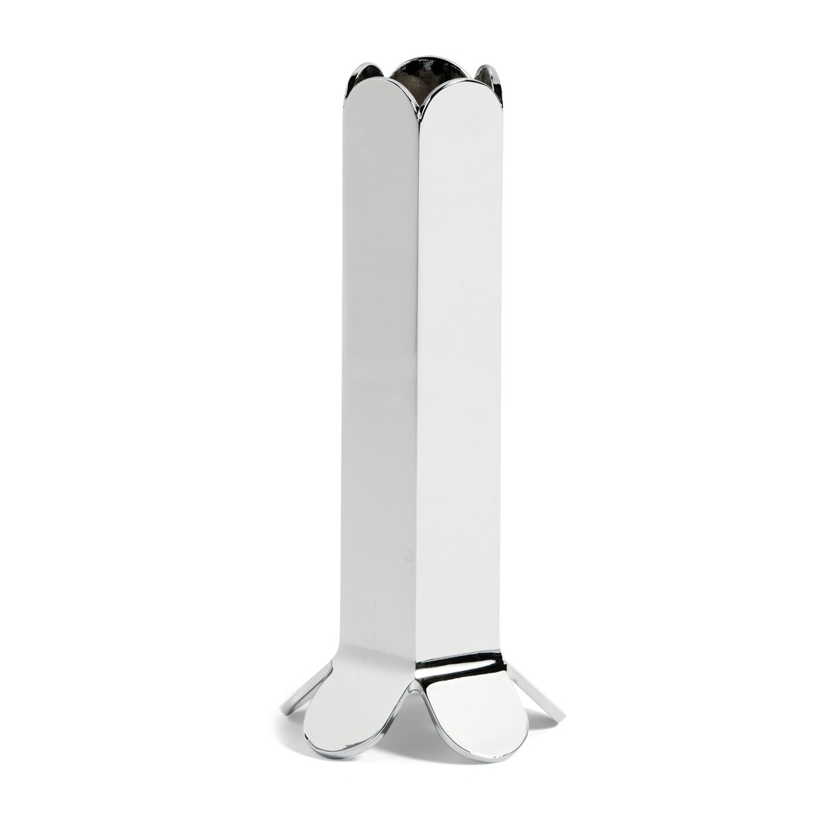 HAY Arcs candle sticks 13 cm Mirror | Scandinavian Design | Candle holders | Silver-coloured