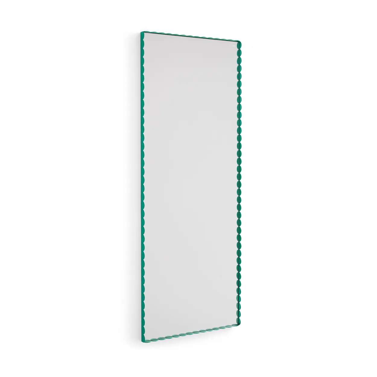 HAY Arcs Mirror Rectangle M mirror 50x133.5 cm Green