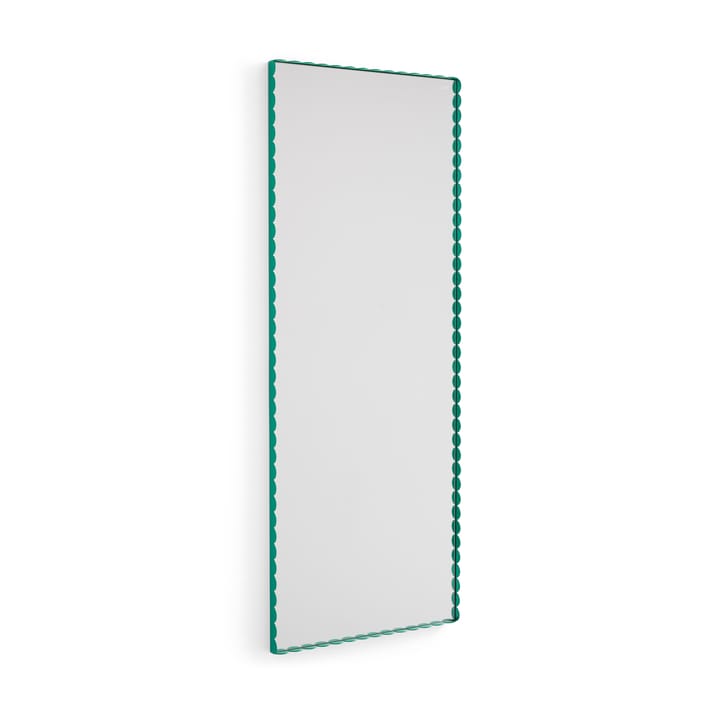 Arcs Mirror Rectangle M mirror 50x133.5 cm - Green - HAY