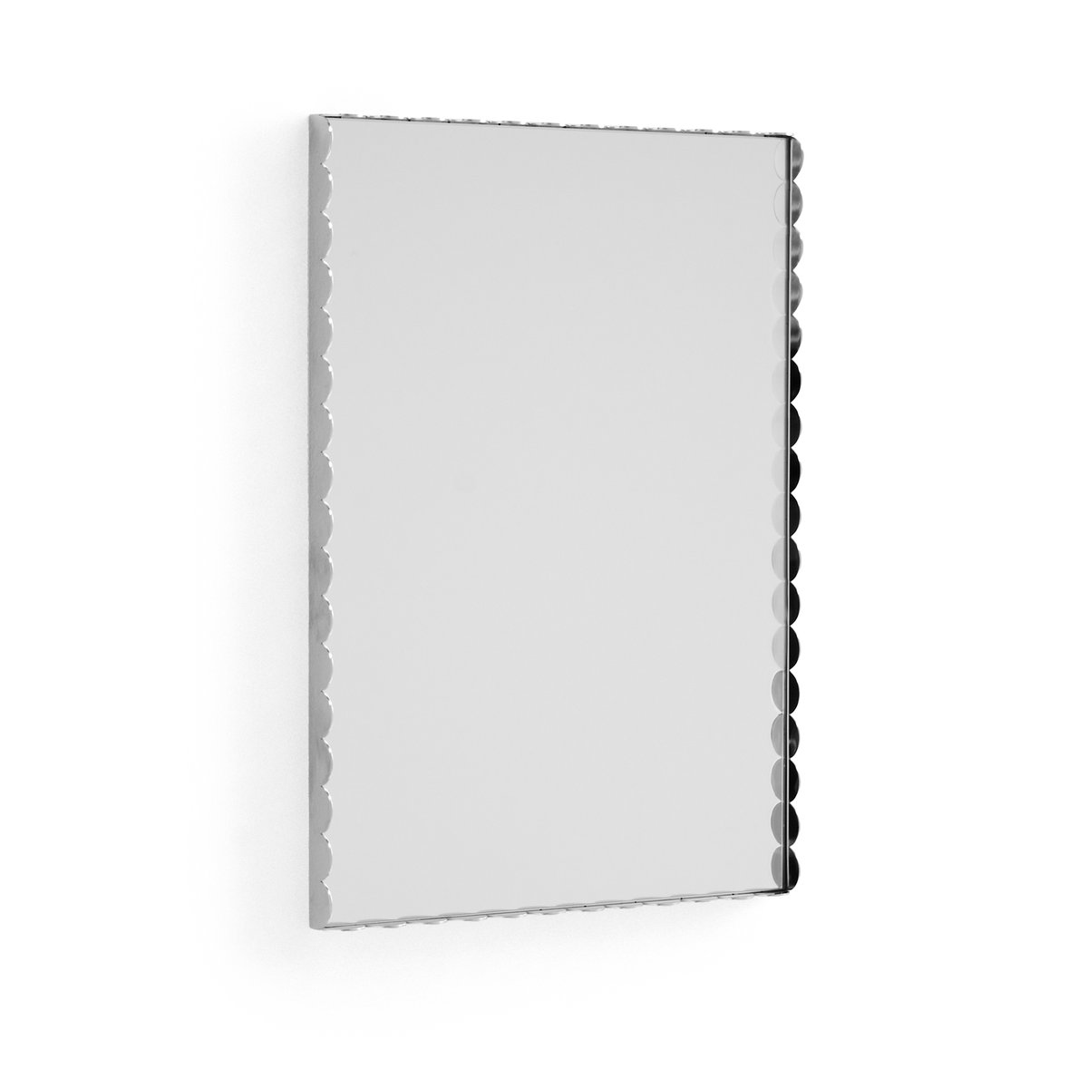 HAY Arcs Mirror Rectangle S mirror 43.5x61.5 cm Stainless steel