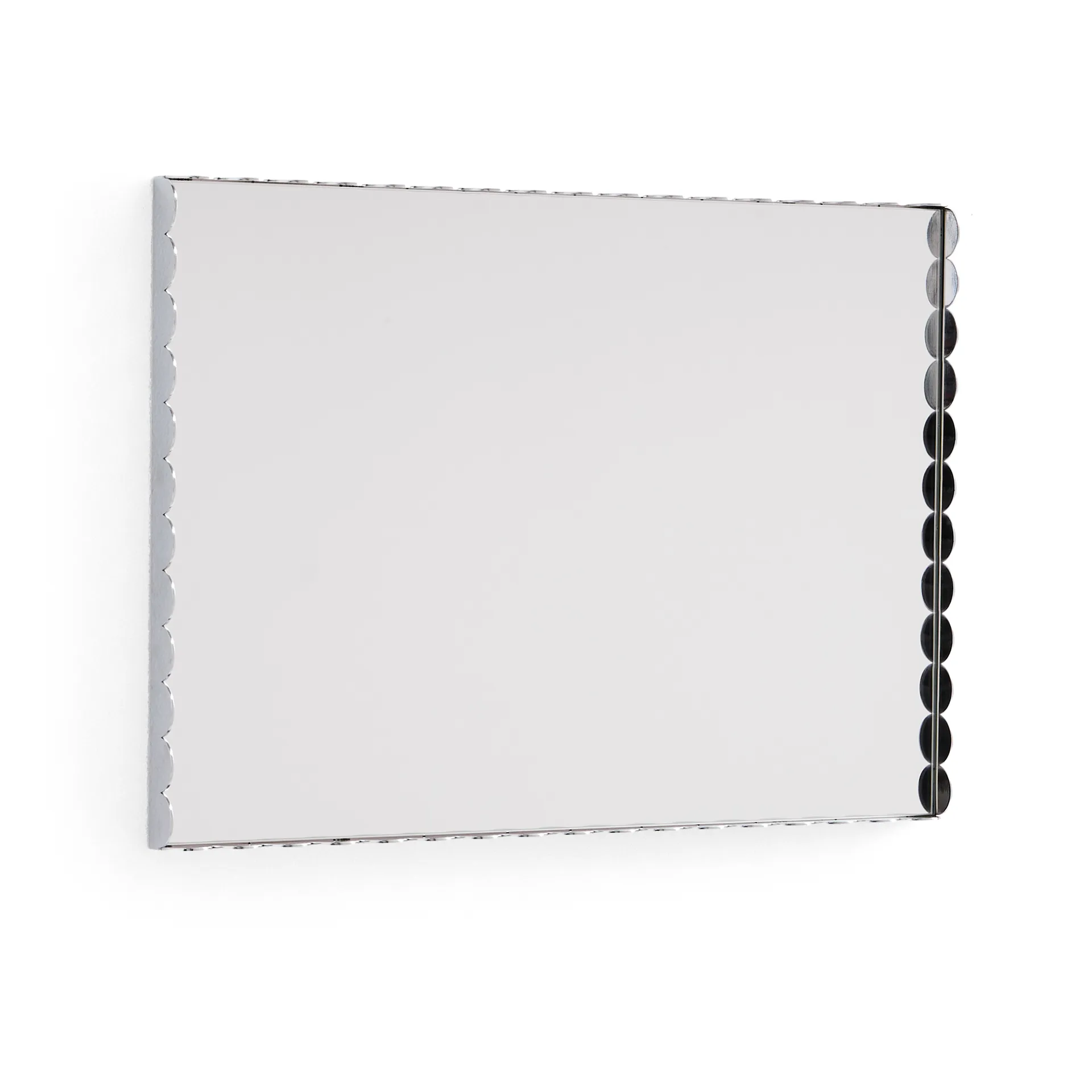 Arcs Mirror Rectangle S mirror 43.5x61.5 cm, Stainless steel HAY