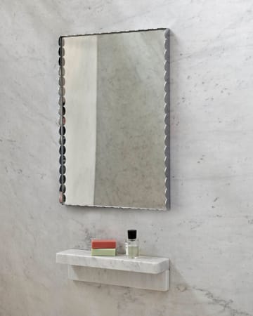 Arcs Mirror Rectangle S mirror 43.5x61.5 cm - Stainless steel - HAY