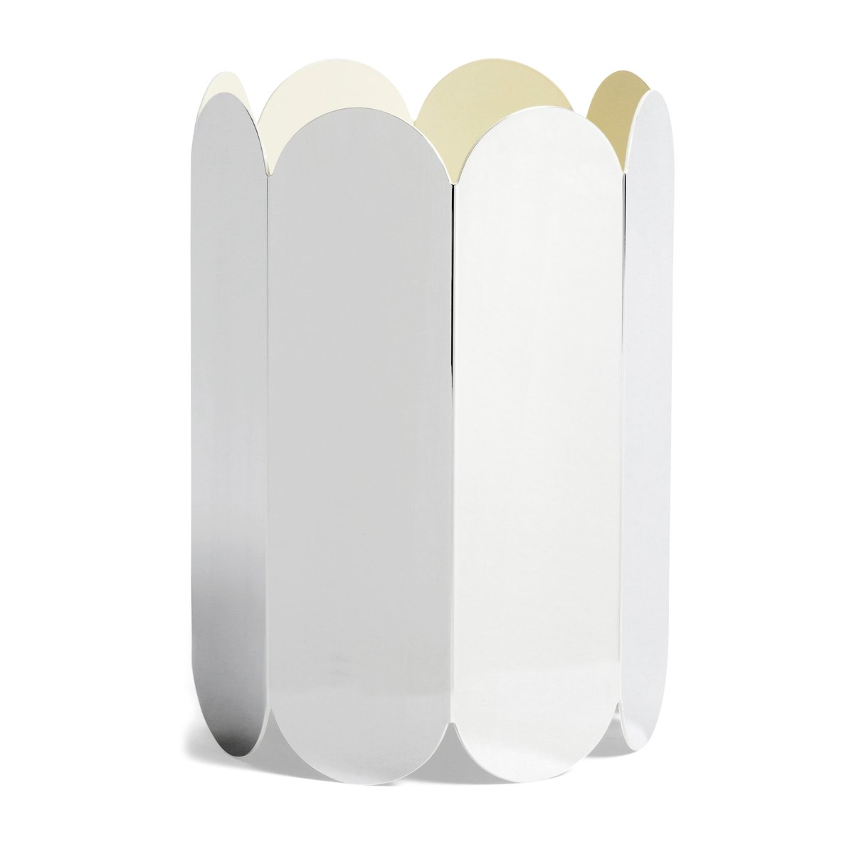 HAY Arcs vase 25 cm Mirror | Scandinavian Design | Vases | Silver-coloured