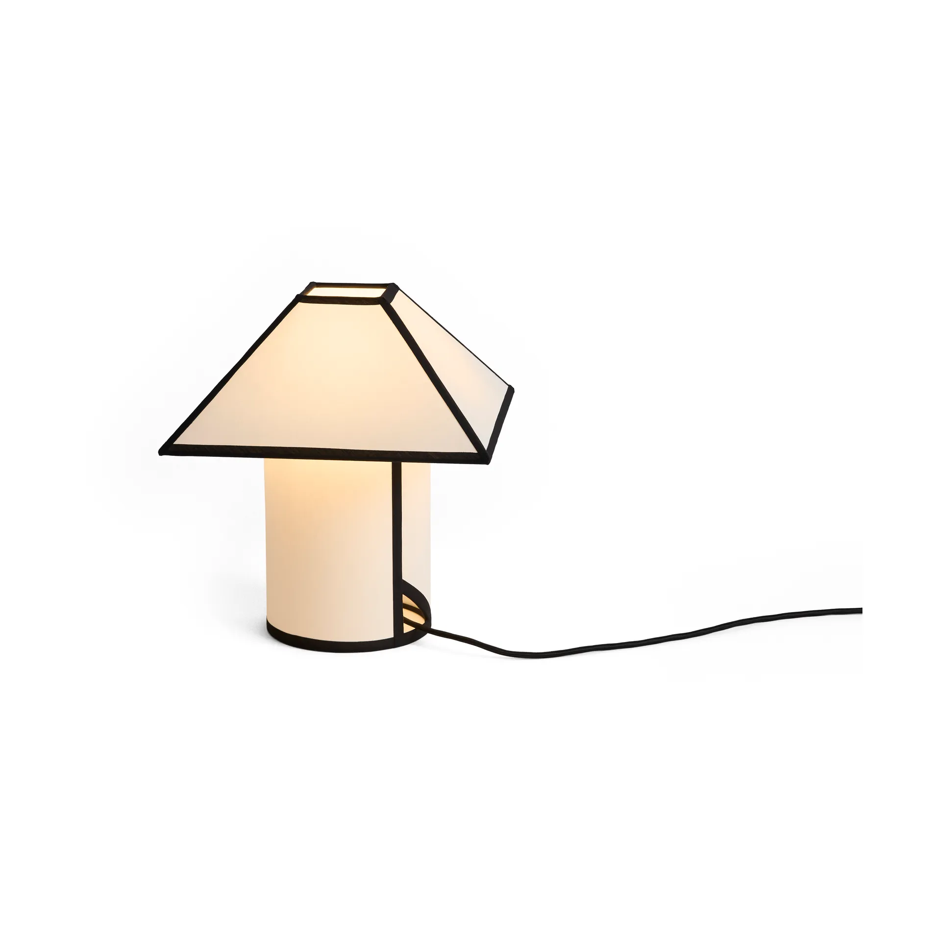 Ava pyramid table lamp 29 cm, White HAY