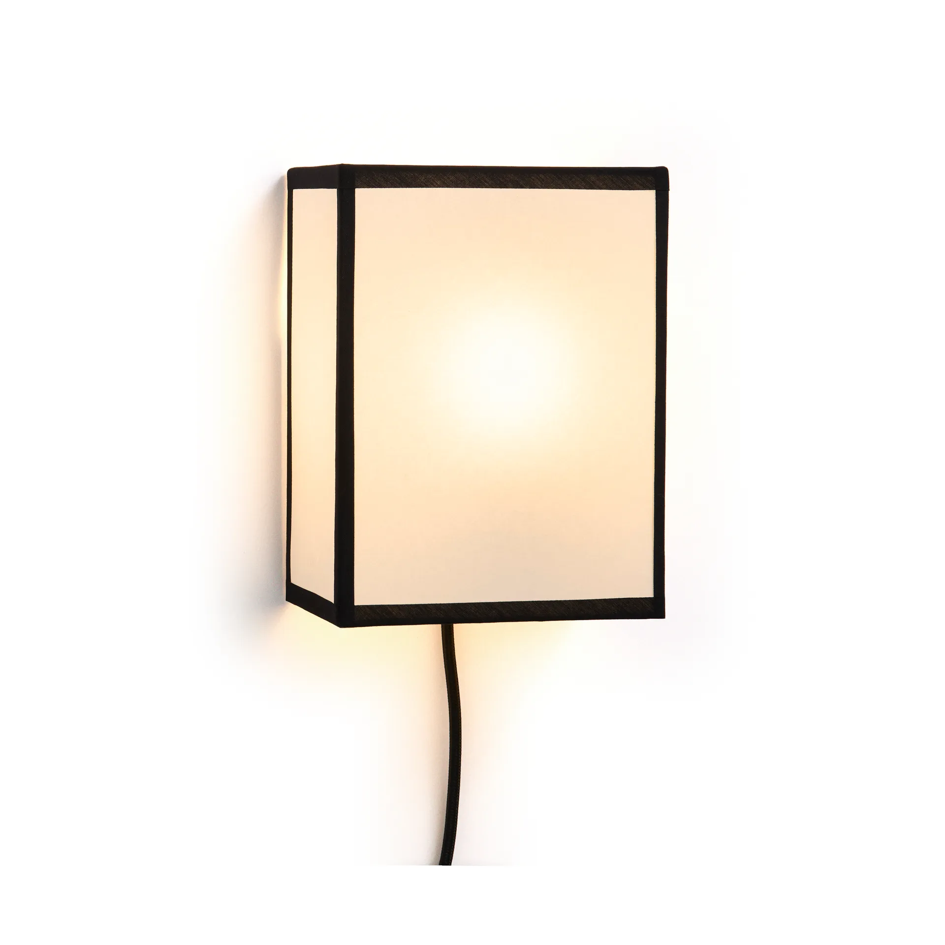 Ava Square wall lamp, White HAY