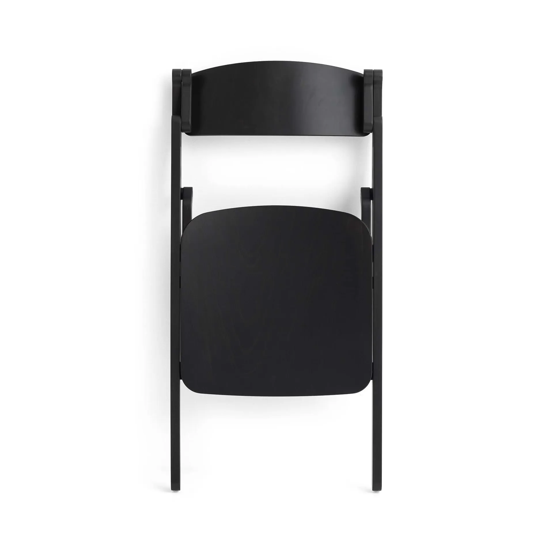 Backflip Chair chair, Anthracite lacquered beech HAY