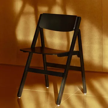 Backflip Chair chair - Anthracite lacquered beech - HAY