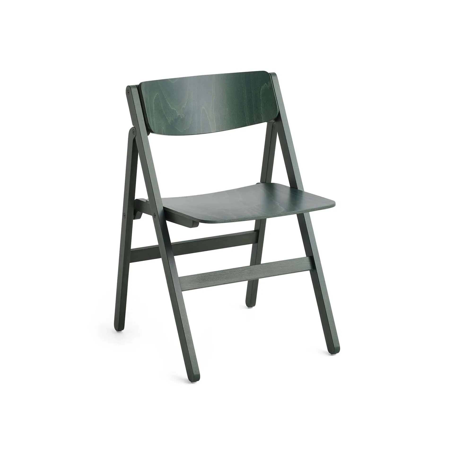 Backflip Chair chair, Cedar green lacquered beech HAY