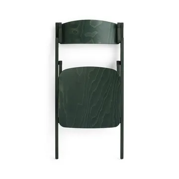 Backflip Chair chair - Cedar green lacquered beech - HAY