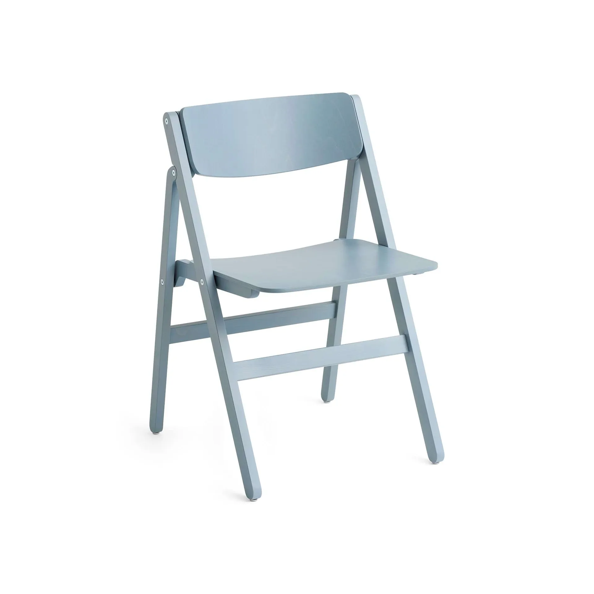 Backflip Chair chair, Cloud blue lacquered beech HAY
