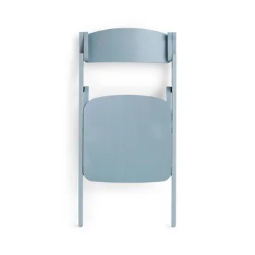Backflip Chair chair - Cloud blue lacquered beech - HAY