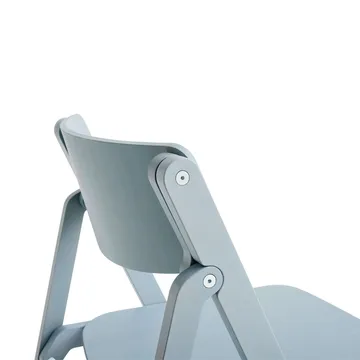 Backflip Chair chair - Cloud blue lacquered beech - HAY