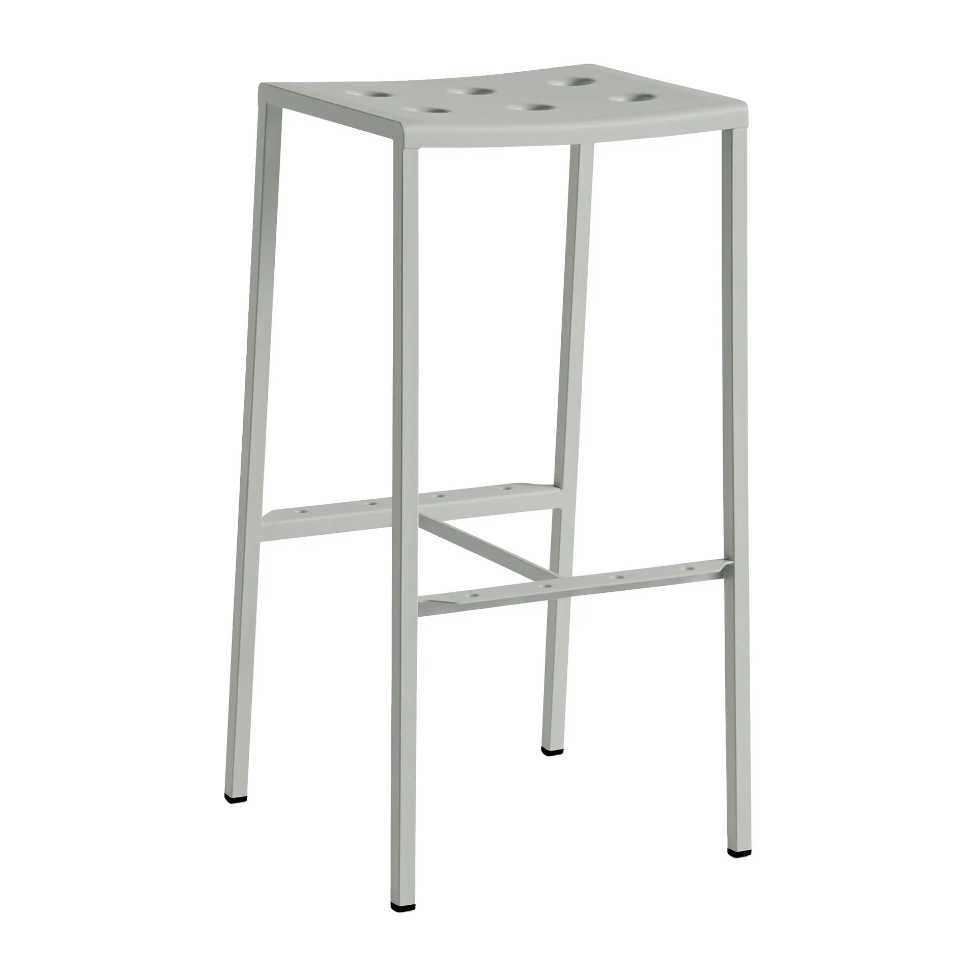 Balcony bar stool high 75 cm, Desert green HAY
