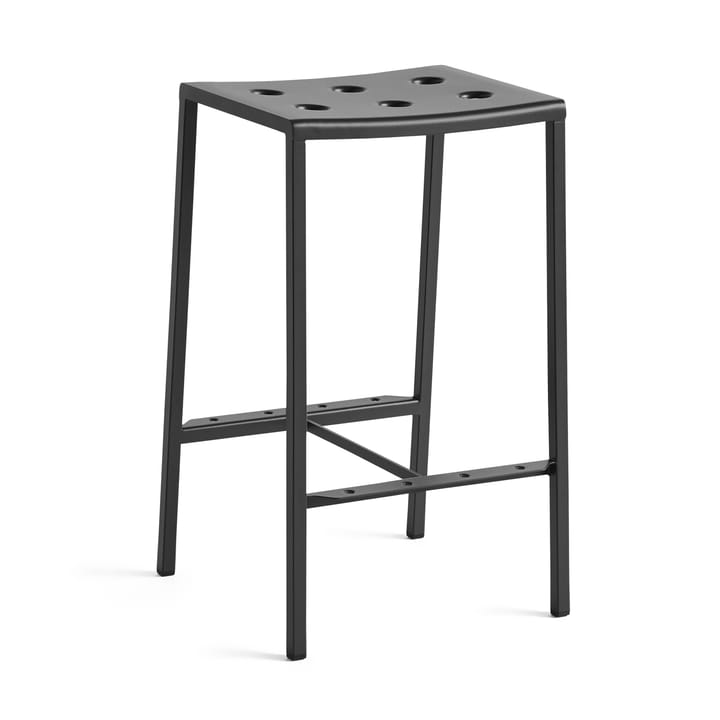 Balcony bar stool low 65 cm - Anthracite - HAY