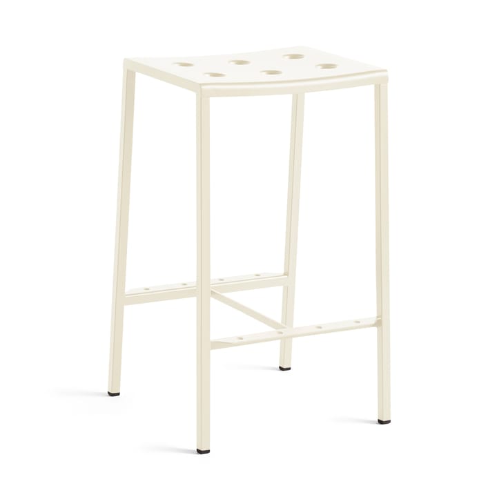 Balcony bar stool low 65 cm - Chalk beige - HAY