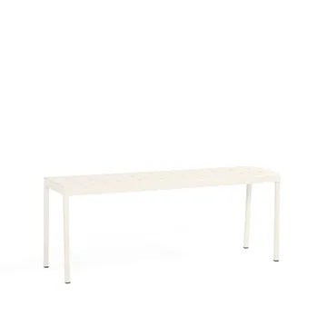 Balcony bench - Chalk beige, 119.5 cm - HAY