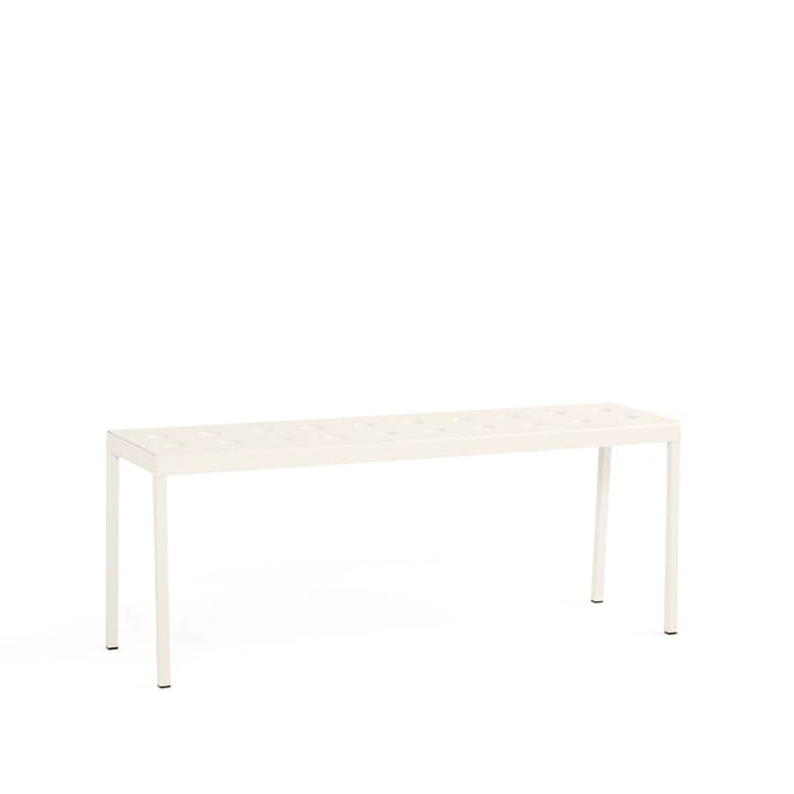 Balcony bench - Chalk beige, 119.5 cm - HAY