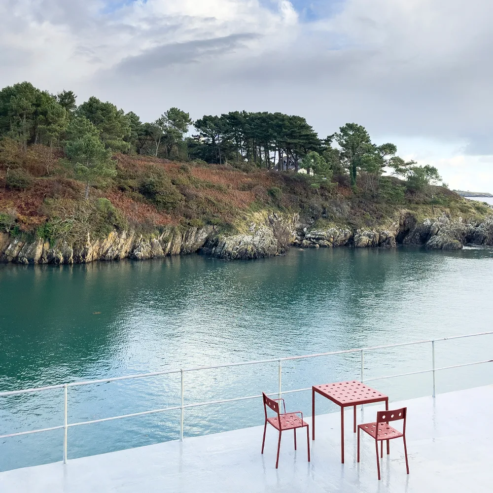 Balcony chair, Desert green HAY