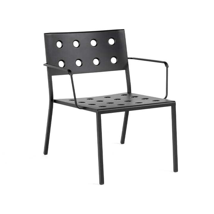 Balcony lounge armchair - Anthracite - HAY