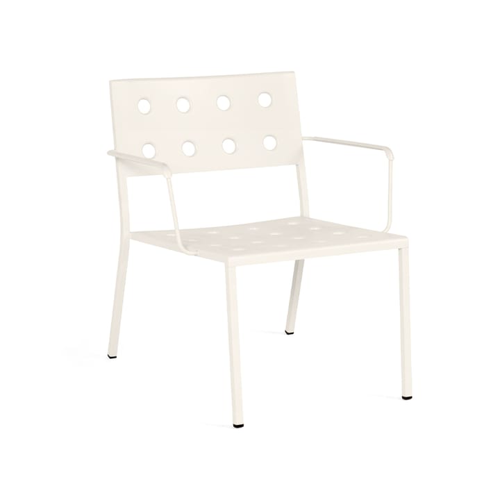 Balcony lounge armchair - Chalk beige - HAY