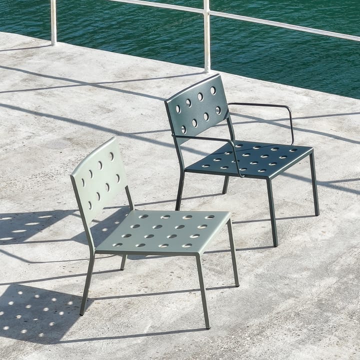 Balcony lounge armchair, Dark forest HAY