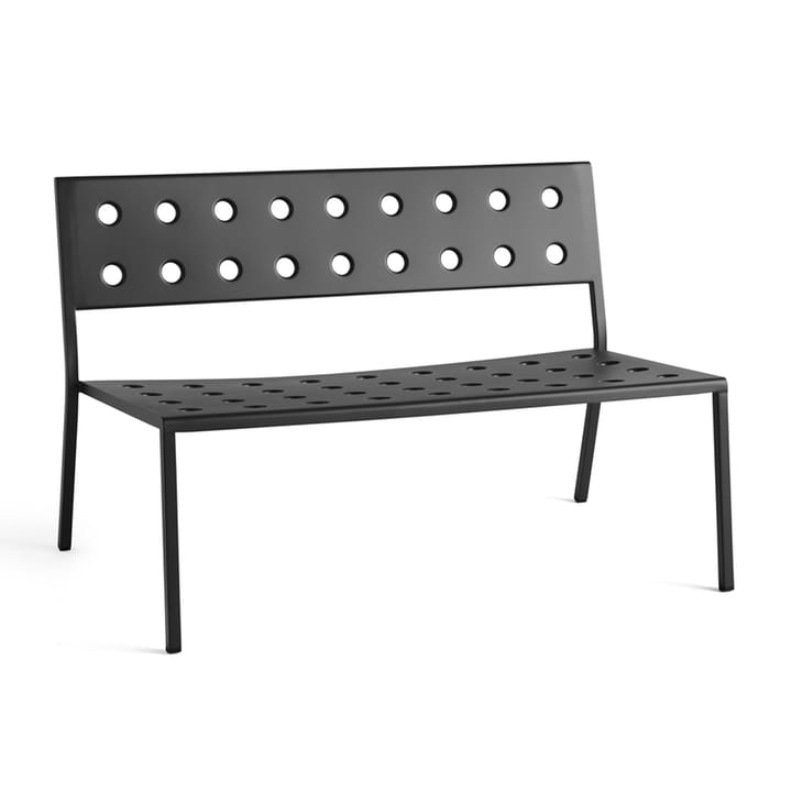 Balcony Lounge bench 113.5x69 cm - Anthracite - HAY