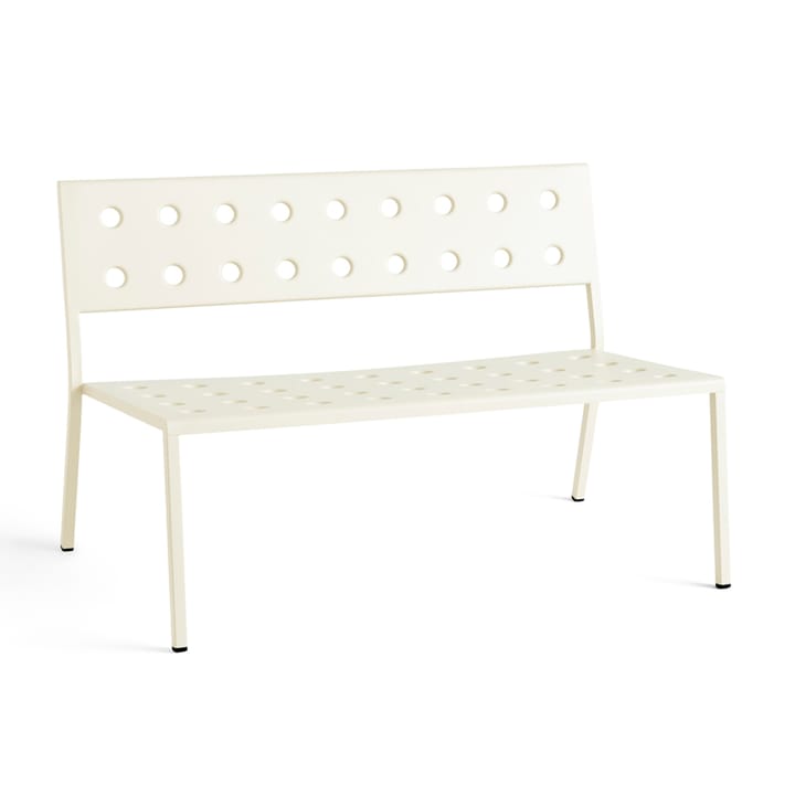 Balcony Lounge bench 113.5x69 cm - Chalk beige - HAY