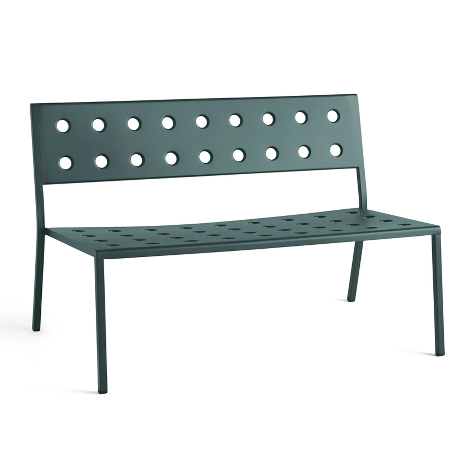 Balcony Lounge bench 113.5x69 cm, Dark forest HAY