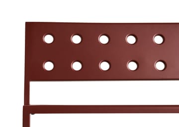 Balcony Lounge bench 113.5x69 cm - Iron red - HAY