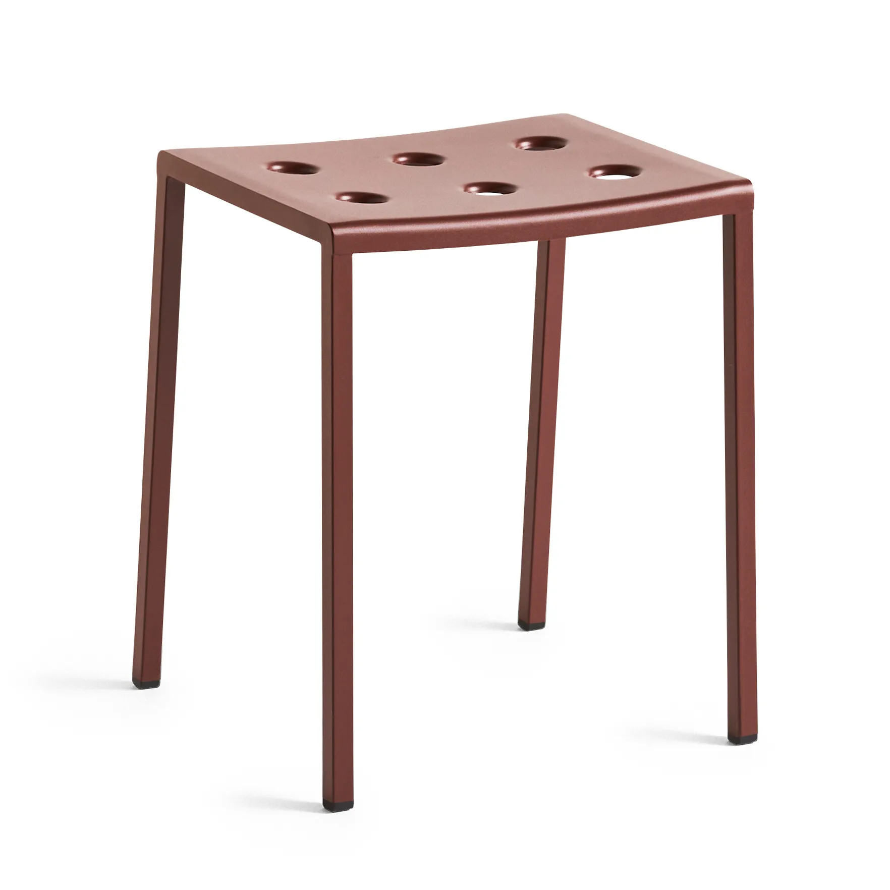 Balcony stool 46 cm, Iron red HAY