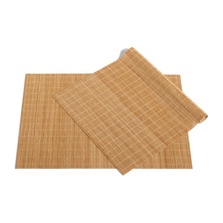 Bamboo placemat 31x44 cm 2-pack - Natural colour - HAY