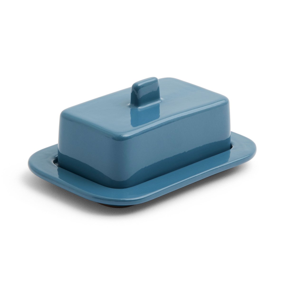 HAY Barro butter dish Dark blue | Scandinavian Design | Serving platters & dishes | Blue