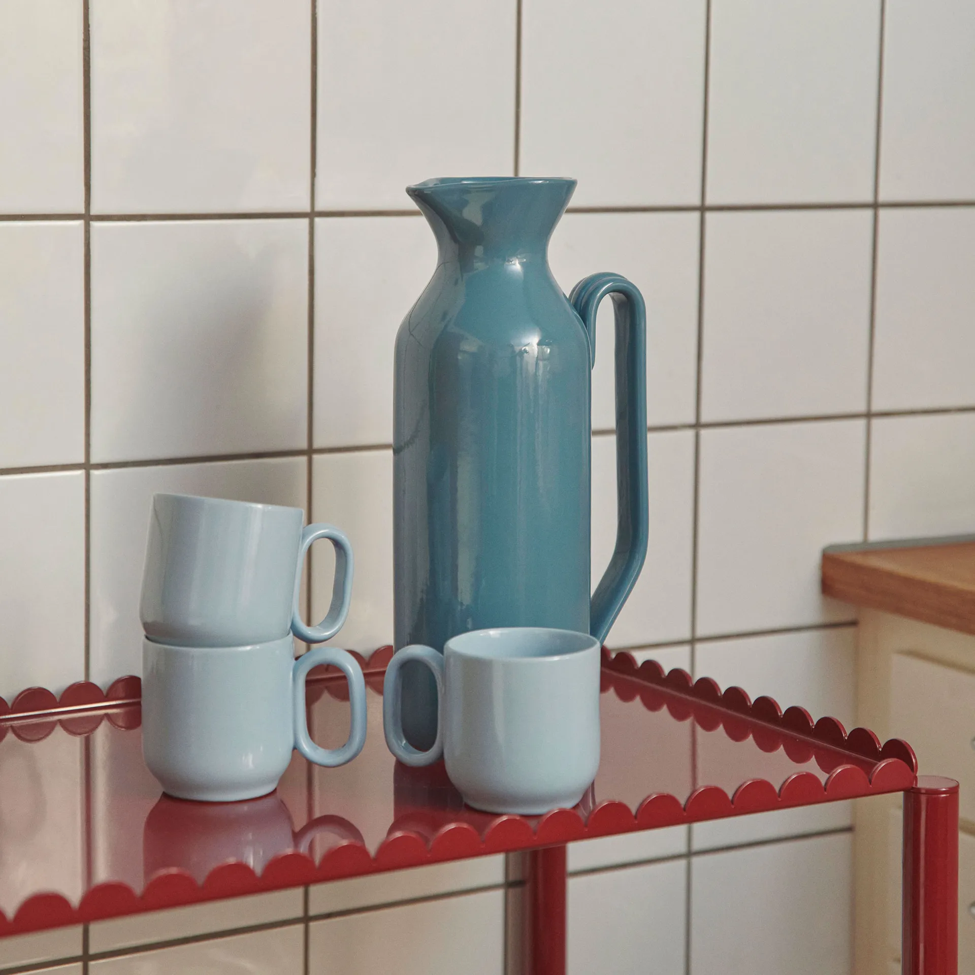 Barro jug, Dark blue HAY