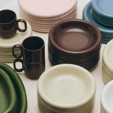 Barro mug 2-pack - Burgundy - HAY