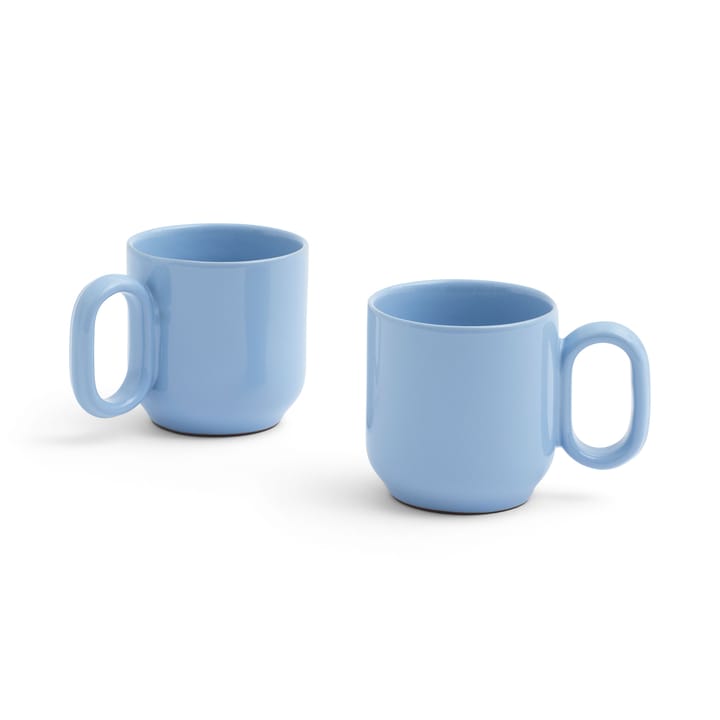 Barro mug 2-pack - Light blue - HAY