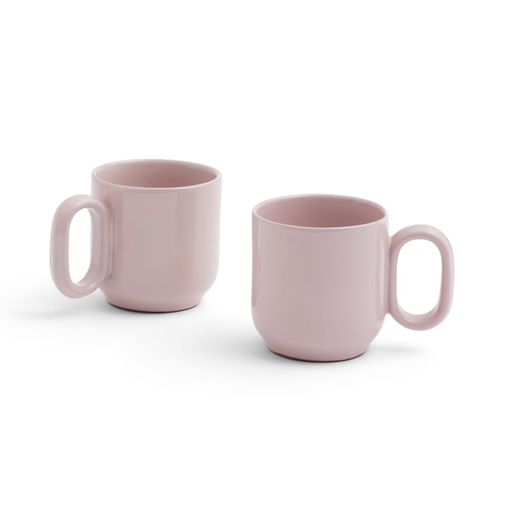 Barro mug 2-pack - Pink - HAY