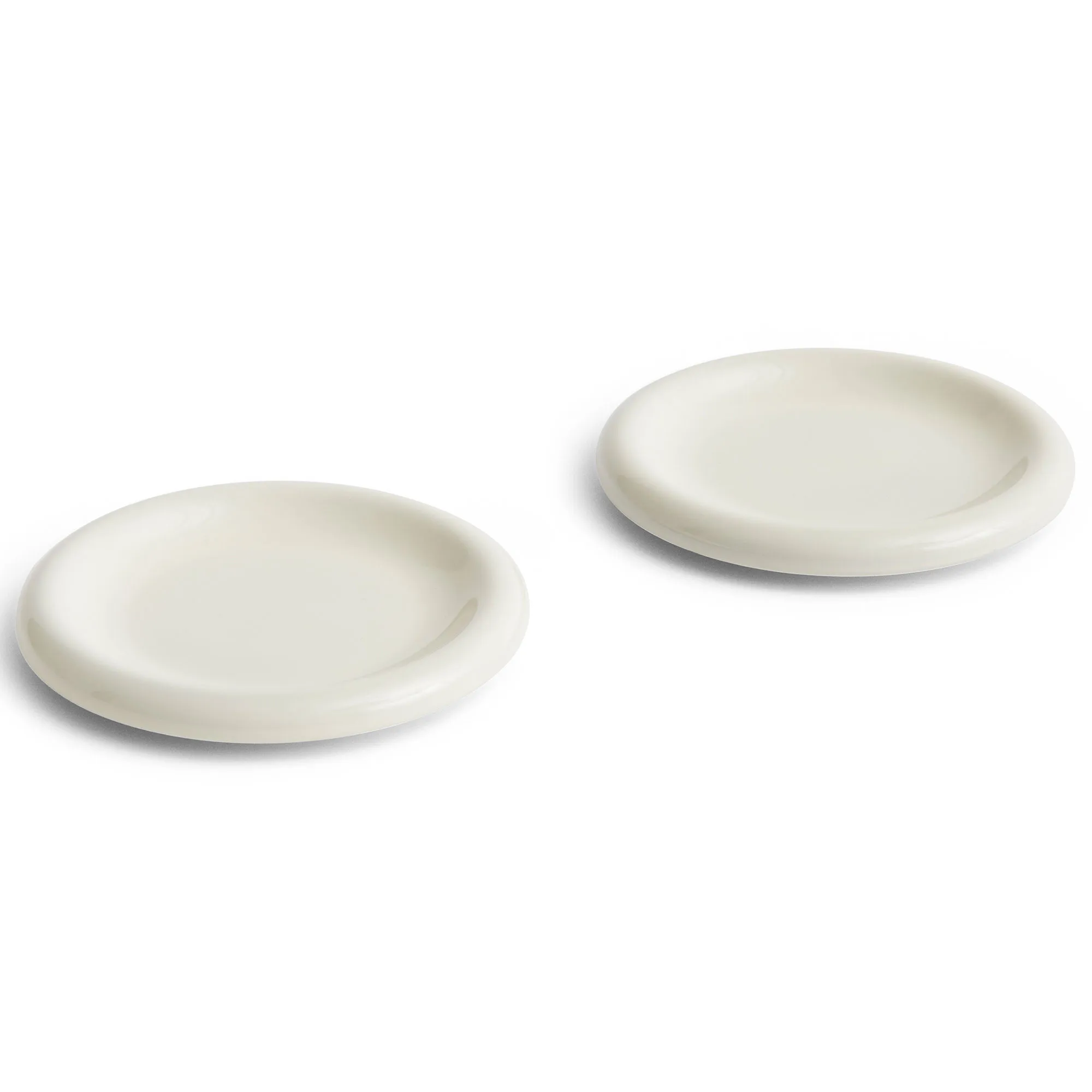 Barro plate Ø18 cm 2-pack, Off-white