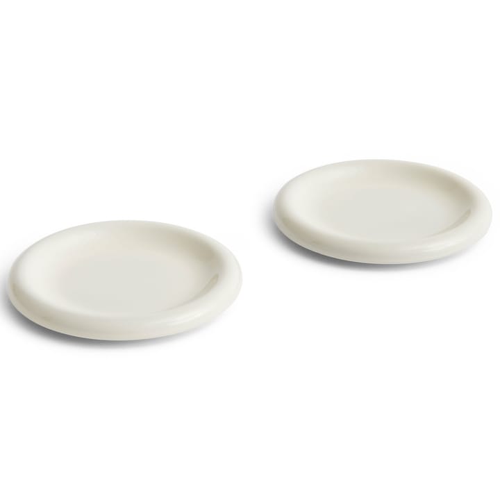 Barro plate Ø18 cm 2-pack - Off-white - HAY