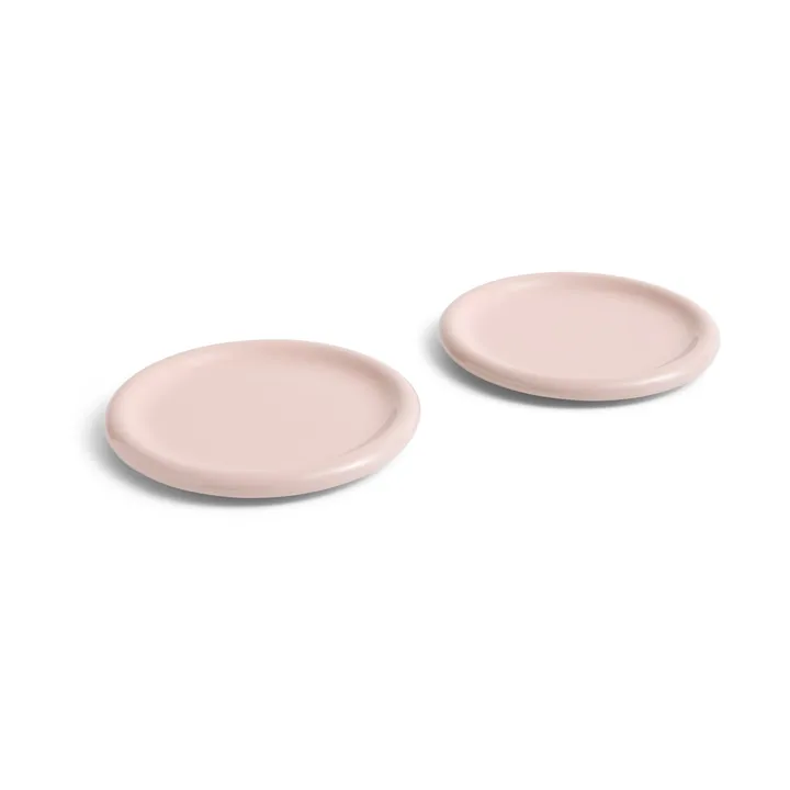 Barro plate - Pink, Ø24 cm 2-pack - HAY