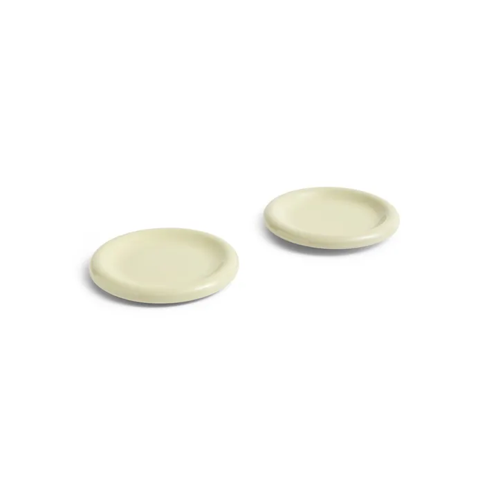 Barro plate - Pistachio, Ø18 cm 2-pack - HAY