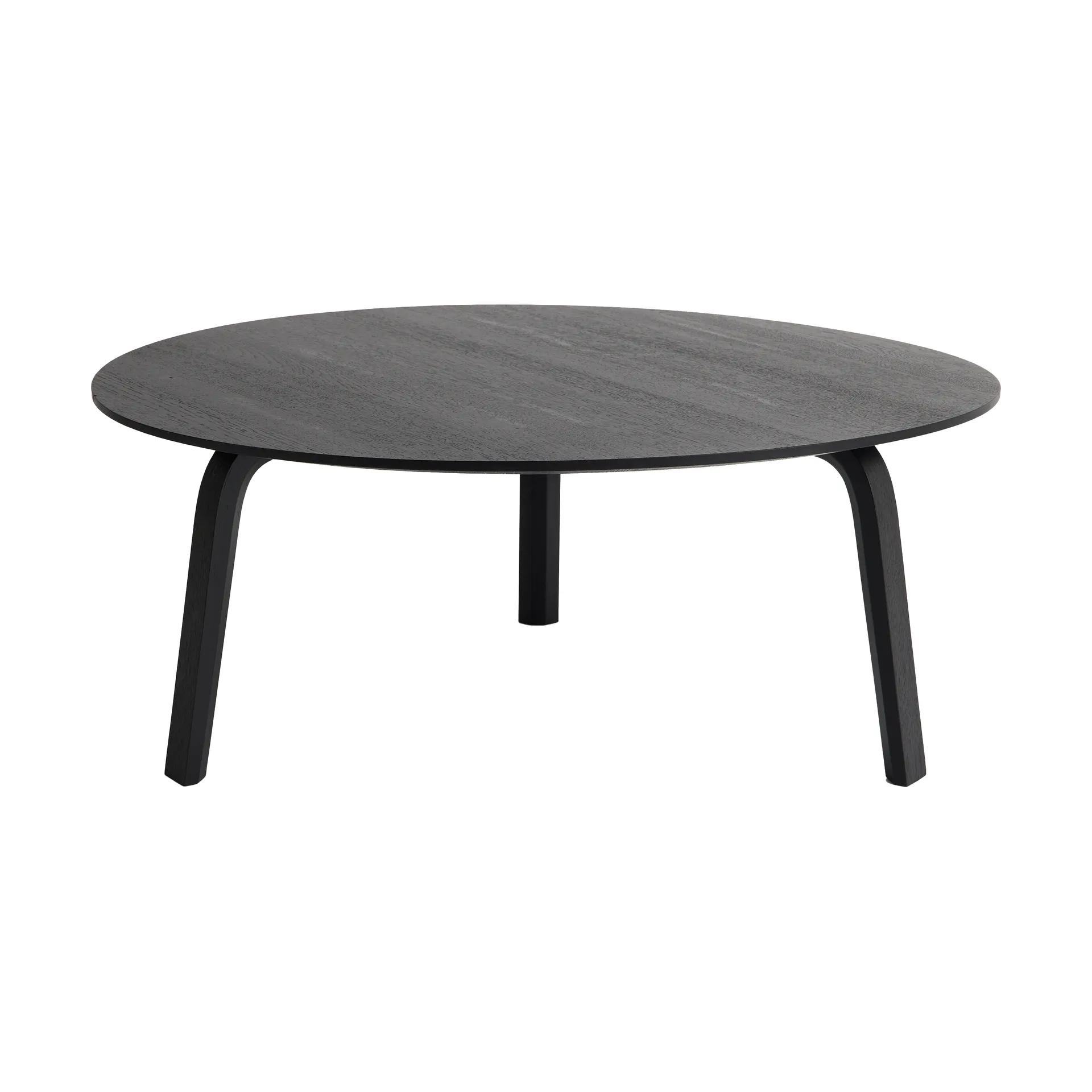 Bella coffee table, Black, Ø80x32 cm HAY
